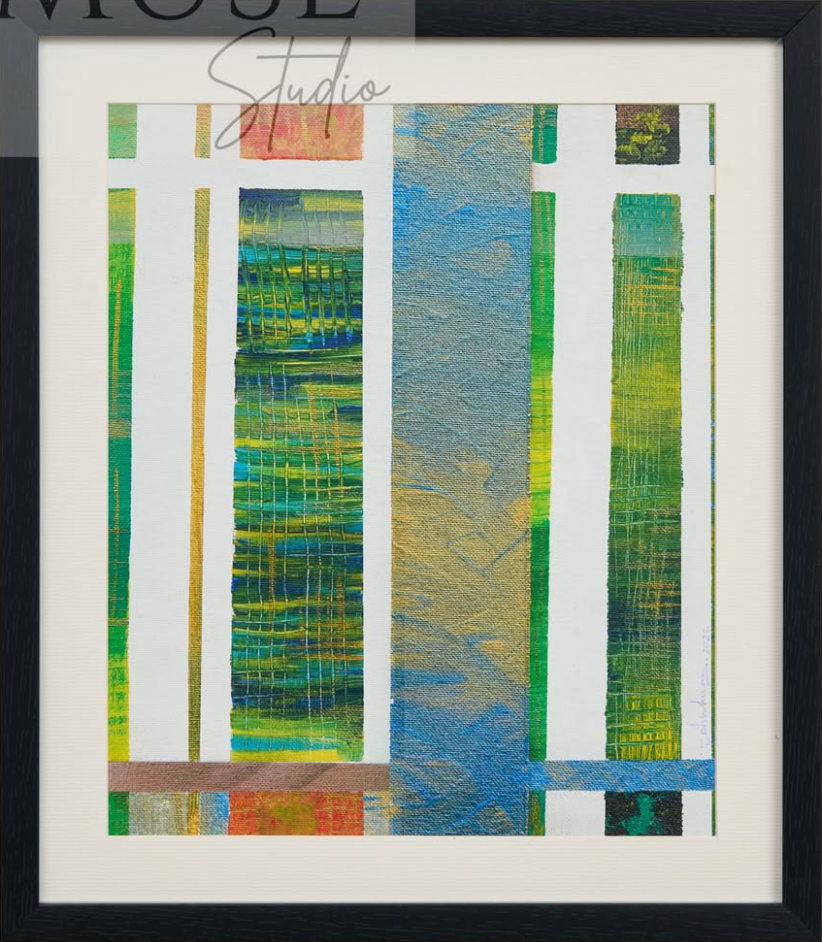 Verdant Weave — Acrylic on canvas